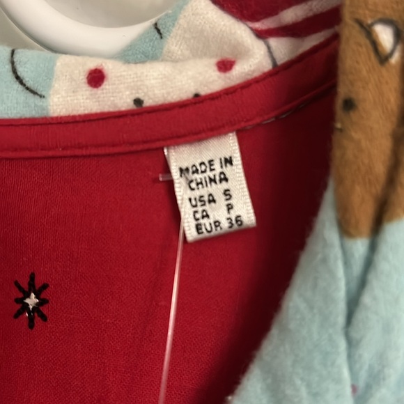 NWT PJ Salvage Flannel Women’s Size Small “Milk and Cookies” PJ Set *Price Firm* - Picture 2 of 6